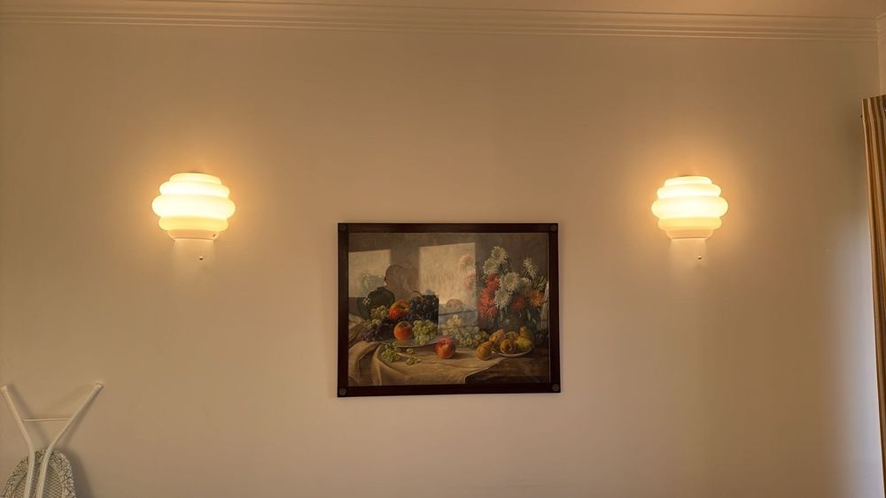 Large Old Antique Frame with Paper Print