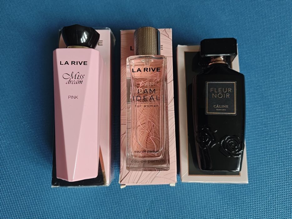 CALINE (fleur noir),     LA RIVE (miss dream)  (i am ideal)- жіночі духи, парфуми