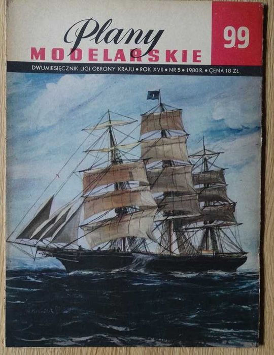 Plany modelarskie kliper herbaciany "Ariel"