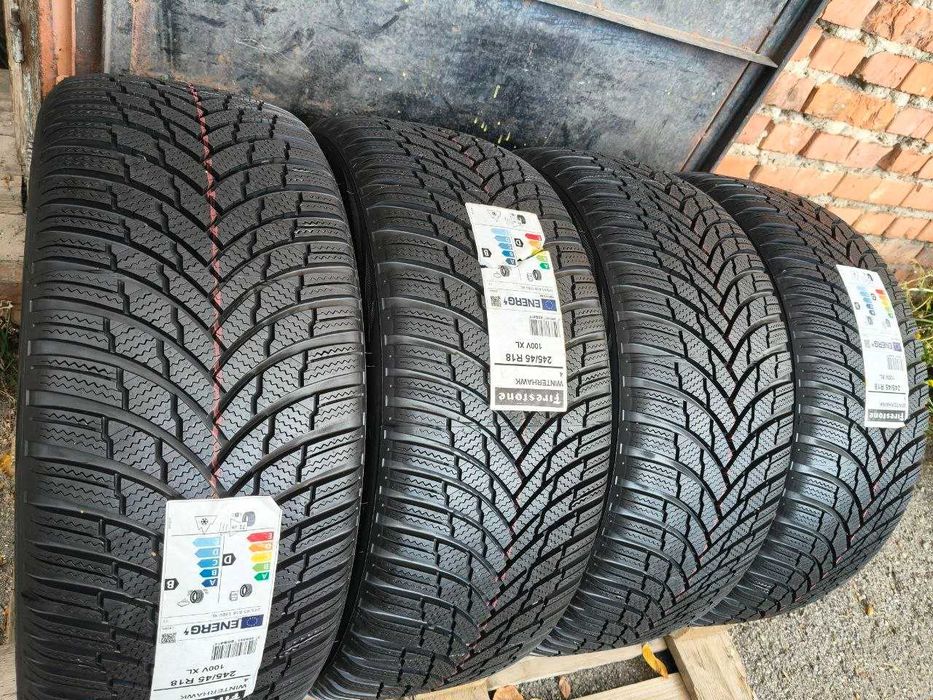 Firestone Winterhawk 4 245/45r18 100V Extra Load made in Italy 4шт, 25рік, ЗИМА НОВІ (8,2мм)