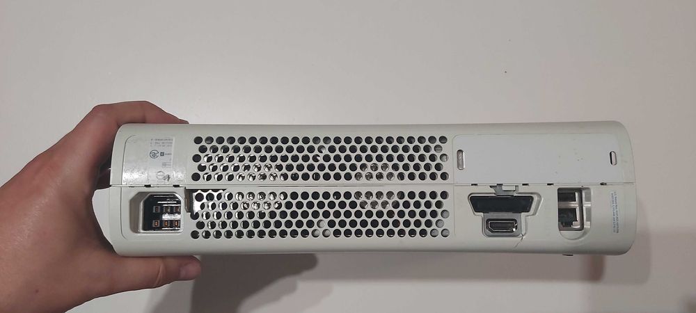 Consola Microsoft Xbox 360 Branca XBOX360 Phat Fat -Avariada