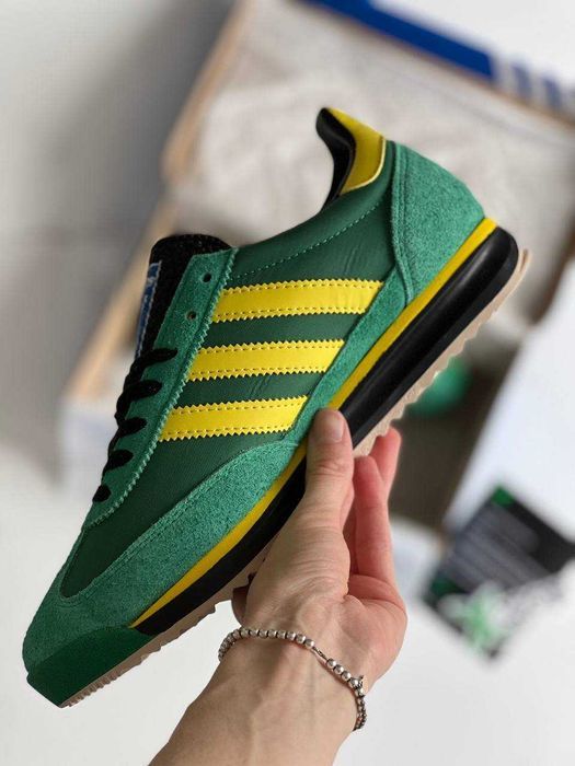 Мужские кроссовки Adidas SL '72 Green Premium. 40-45