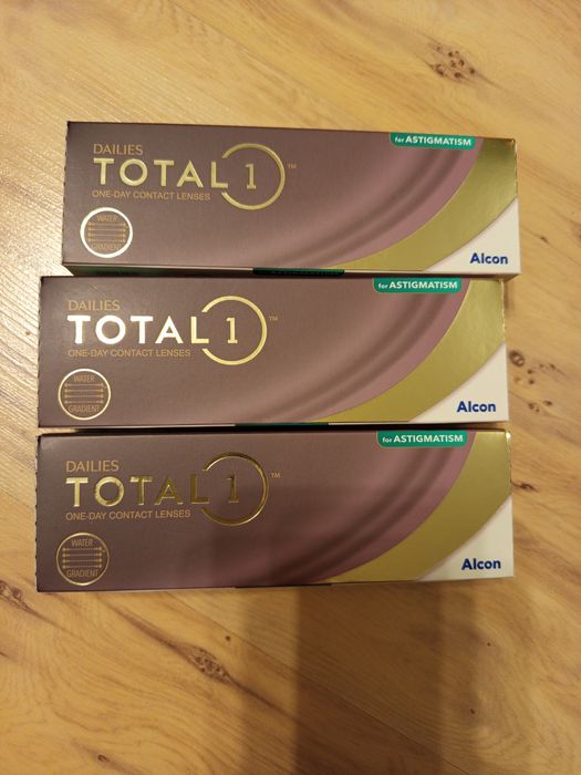 Soczewki kontaktowe jednodniowe astygmatyzm +0,50