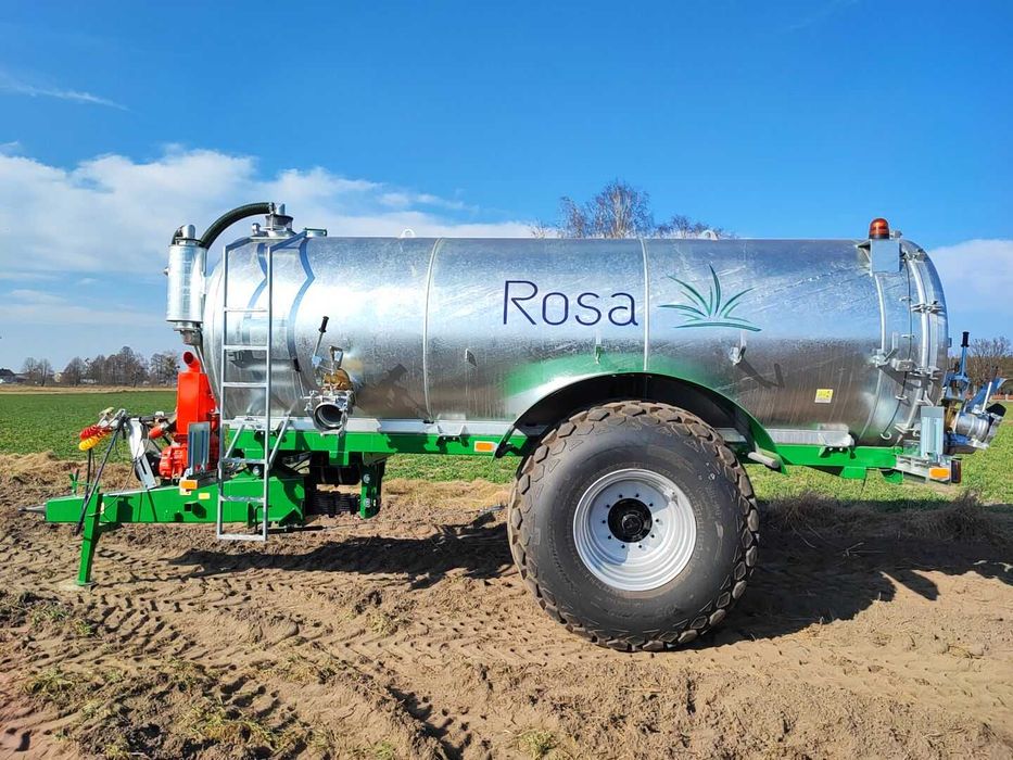 Wóz asenizacyjny ROSA 10/R1 10000 litrów  - beczkowóz, beczka