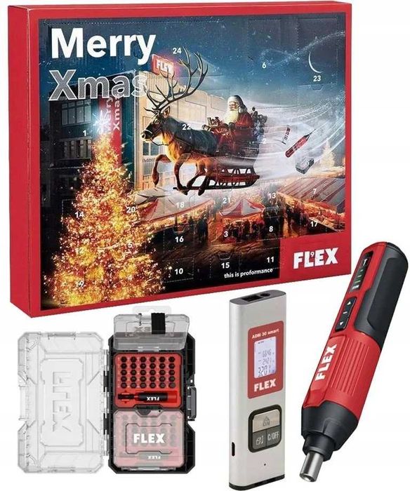 Kalendarz Adwentowy  FLEX Wkrętak elektryczny Dalmierz 533102