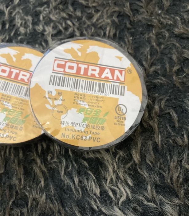 Lote 3 unidades fita isoladora cotran