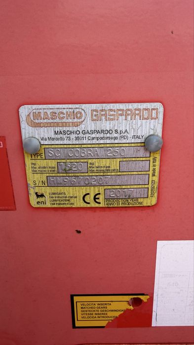 Rotofrese Maschio Cobra