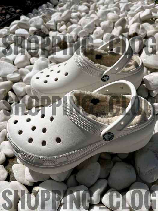 Жіночі Крокси Утепленні на Платформі Crocs Classic Platform Lined