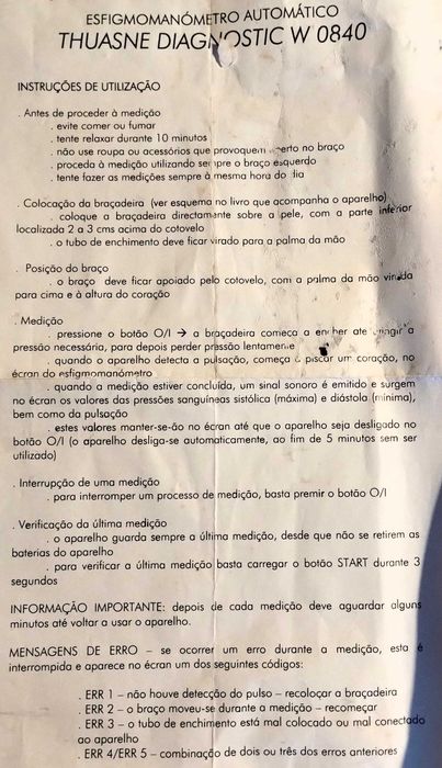 Maquina Medir Tensão Esfigmomanometro Automático