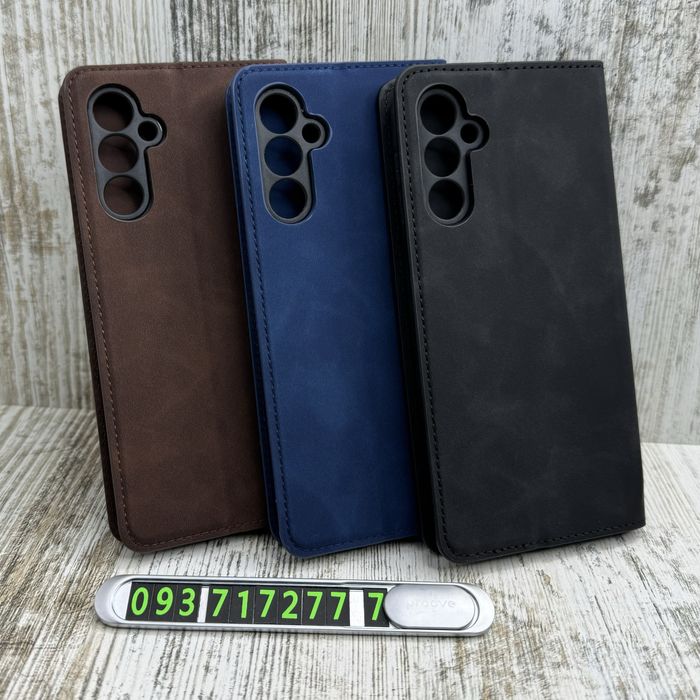 Чехол книжка прошитая Leather Book на Samsung A25 5G/ A24 Чохол