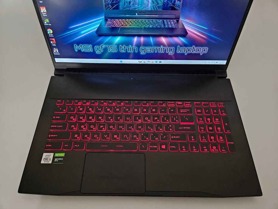 Ноутбук MSI GF75 Thin 17.3|144Гц|i5-10300H|GTX1650Ti|16GB|512GB