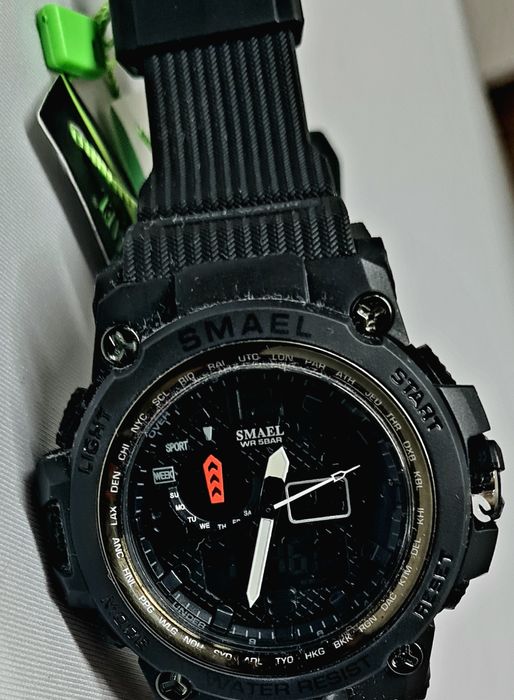 Relógio Masculino G-Shock Smael Militar Exercito Prova Dagua -Black