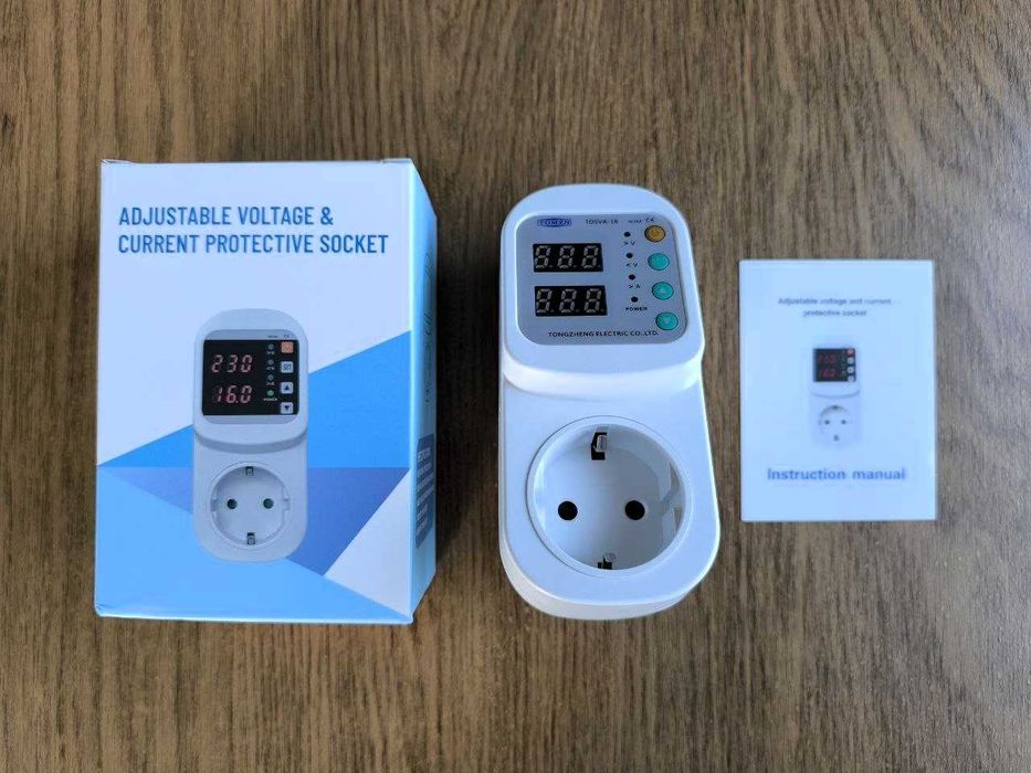 Реле напруги відсікач регульовані в розетку TAXNELE і TOMZN НОВІ, ОПТ