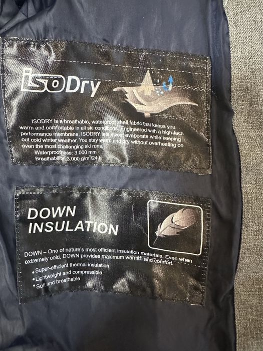 Пуховик для дівчинки, гірськолижна куртка пухова, зріст 164, Glissade
