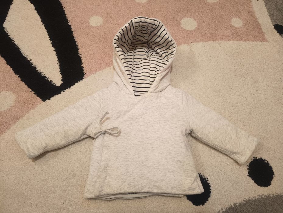 Kurtka/ bluza materiałowa niemowlęca gruba rozm 62-68 3-6mies Next