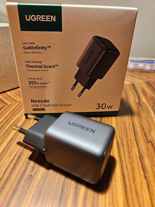 Carregador Rápido Ugreen Nexode 30W GaN (Novo)