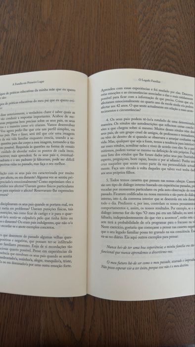 Livro “A familia em primeiro lugar”