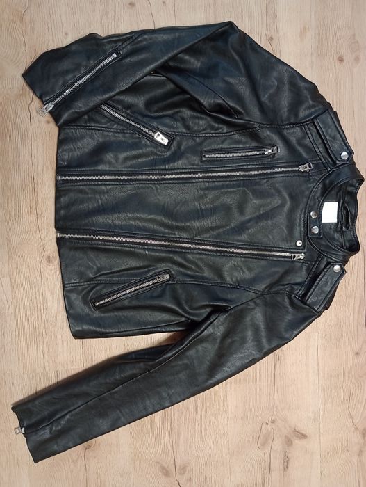 Kurtka ramoneska czarna L H&M 40