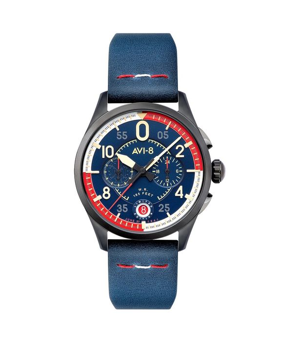 Zegarek męski AVI-8 Spitfire P8331 Laguna Chronograph Limited Edition - Dywizjon 303 - 450 egzemplarzy