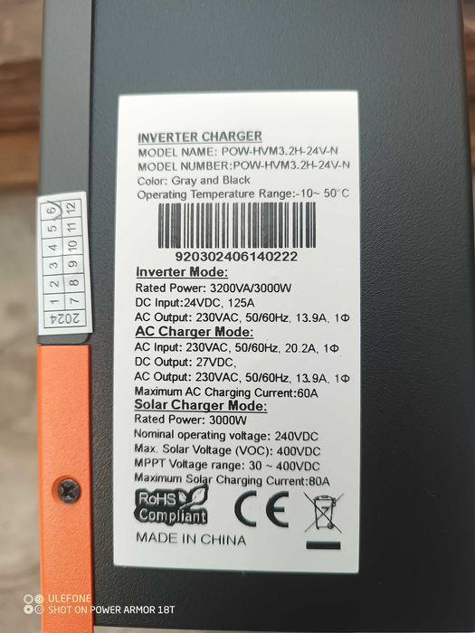 інвертор Anern 4200 Вт в НАЯВНОСТІ