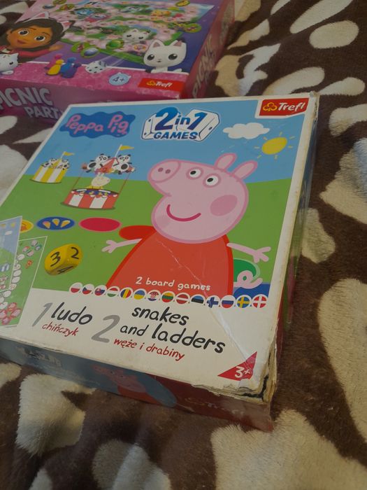 2 gry dla dzieci 3+ Gabi Peppa Pig