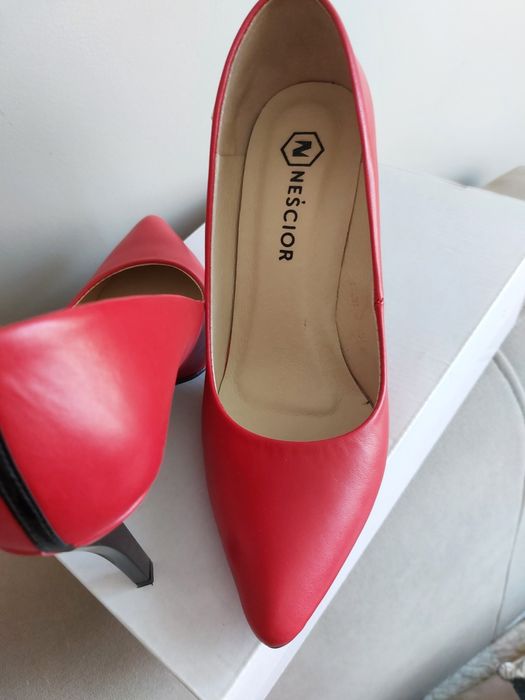 Buty szpilki czerwone