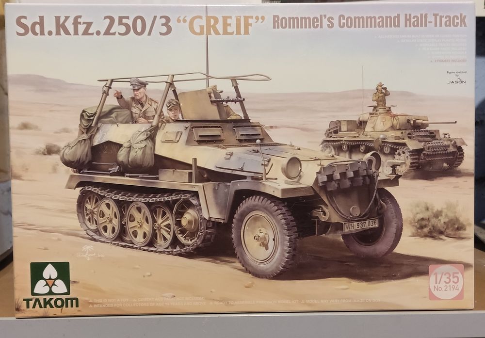 Model plastikowy Takom Sd.kfz. 250/3 Greif