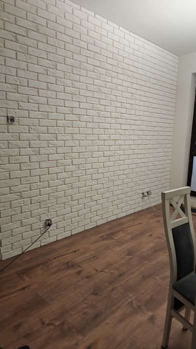 Płytka betonowa cegłopodobna z fugą biała Stegu Parma 1