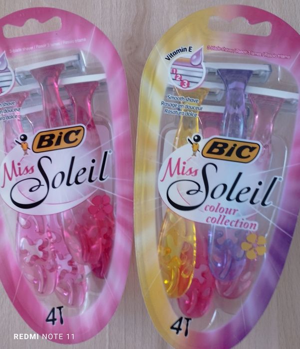 Nowe maszynki do golenia BIC, 4 sztuki