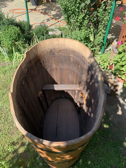 Купель, бочка дубова 138х85х112 для ДЕКОРУ