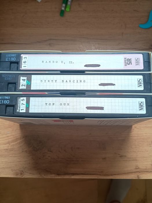 Kasety vhs w dobrym stanie.