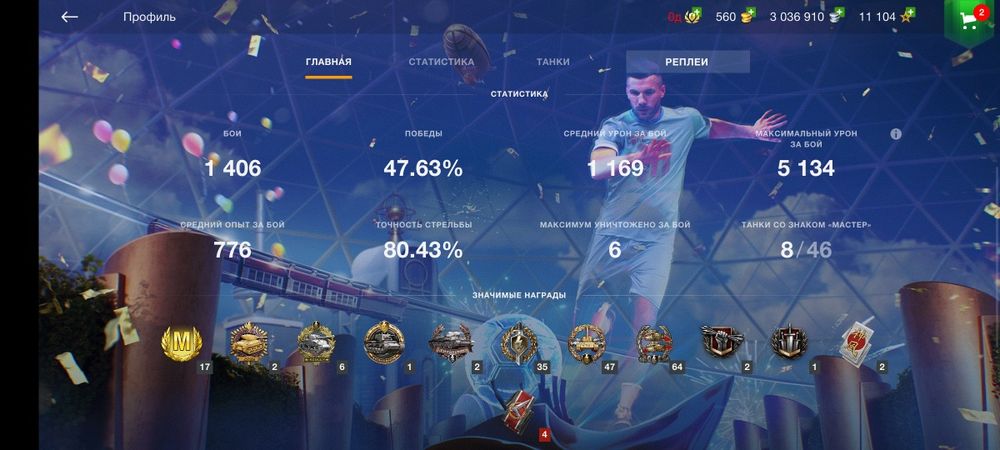 Продам аккаунт Wot Blitz