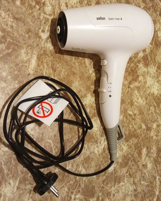 Braun Satin Hair 3 Suszarka do włosów biała NOWA