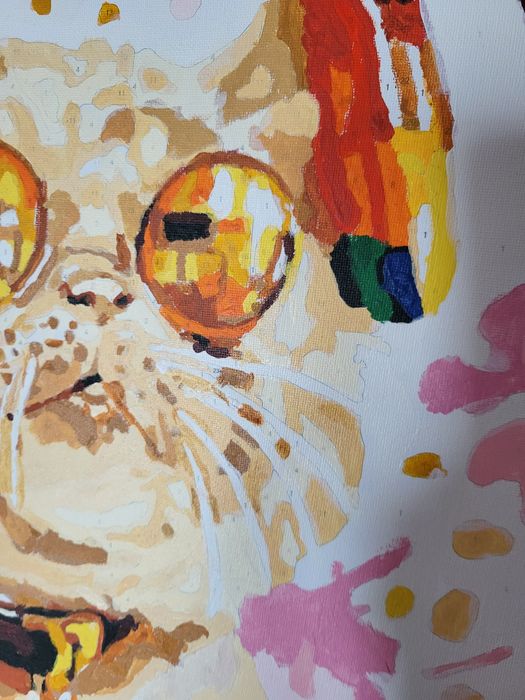 Картини котиків намальовані (за номерами)