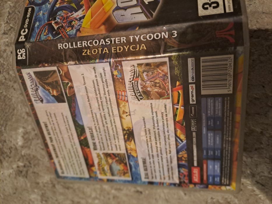 Gra Rollercoaster Tycoon 3 złota edycja  atari