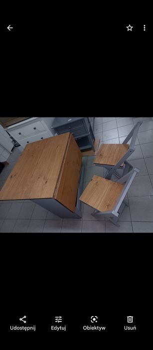 Stół plus 4 krzesła