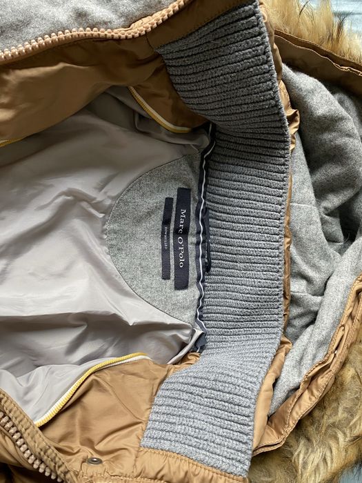 Płaszcz puchowy kurtka puchowa Marc O’Polo M 38 brązowy