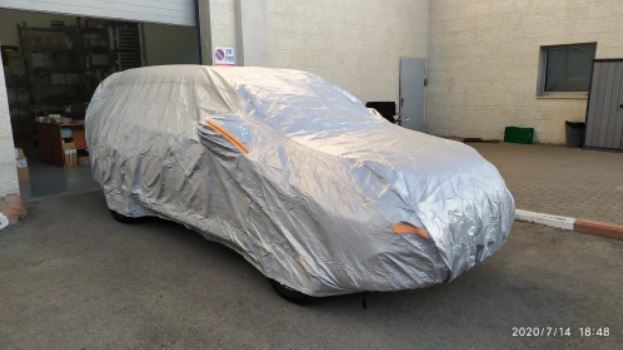 Автомобильный чехол с ПОДКЛАДКОЙ молнией и светоотражателем тент авто