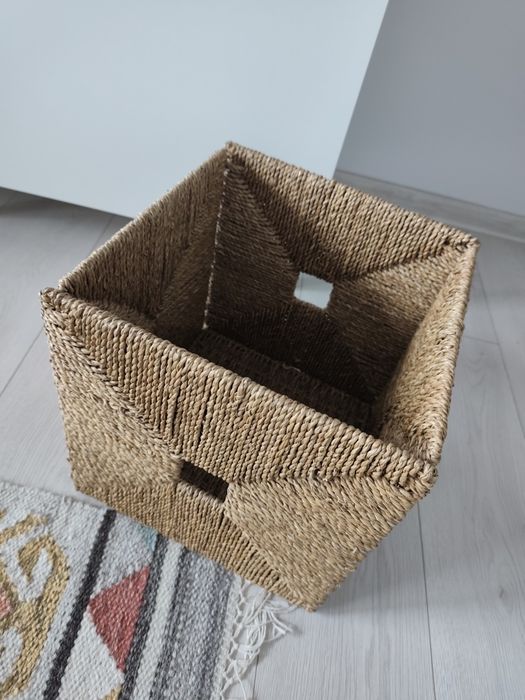 2 kosze Ikea z trawy morskiej