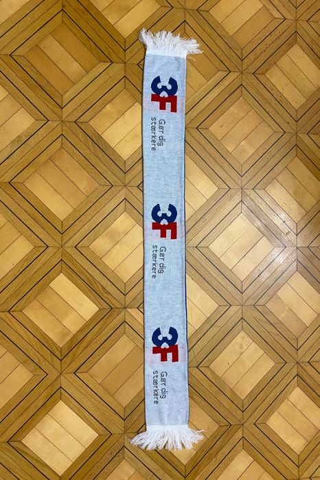 3F Superliga szalik piłkarski dwustronny dziany