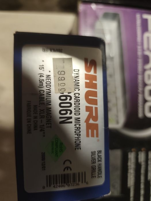 Shure C606 N mikrofon dynamiczny