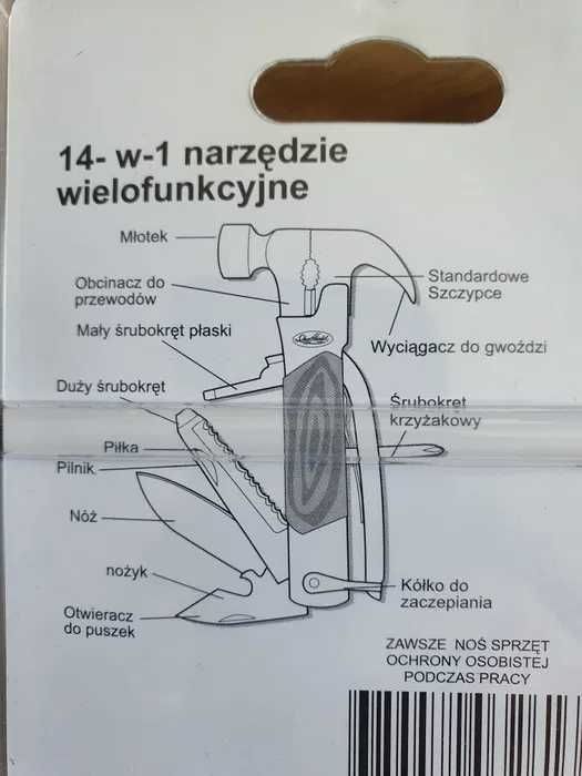 Narzędzie wielofunkcyjne Multitool Sheffield 14w1