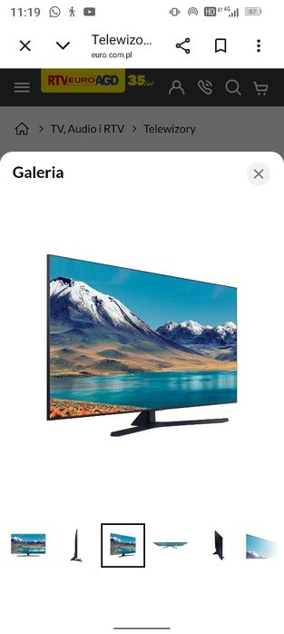 Tv Samsung 65 cali 4k Smart tv