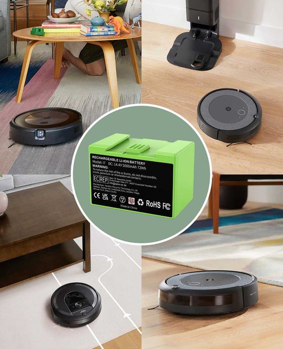 NOWY Akumulator bateria iRobot Roomba i7+ i3+ i4+ e5 i7 14.4V 5000mAh