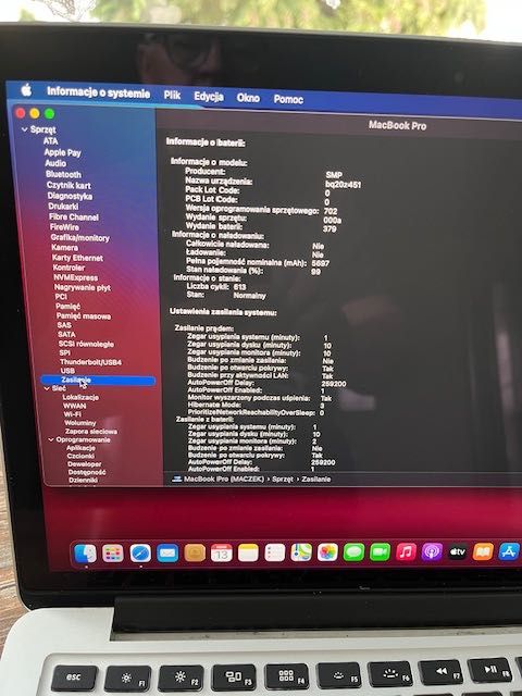 MacBook Pro A1502 z 2014 roku