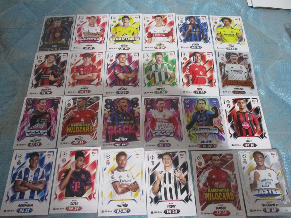 topps match attax 2026/27 pack de 50 sem repetidos 1