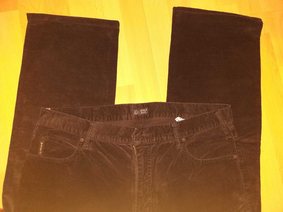 Spodnie męskie sztruksy roz. 38,  XL ARMANI Jeans