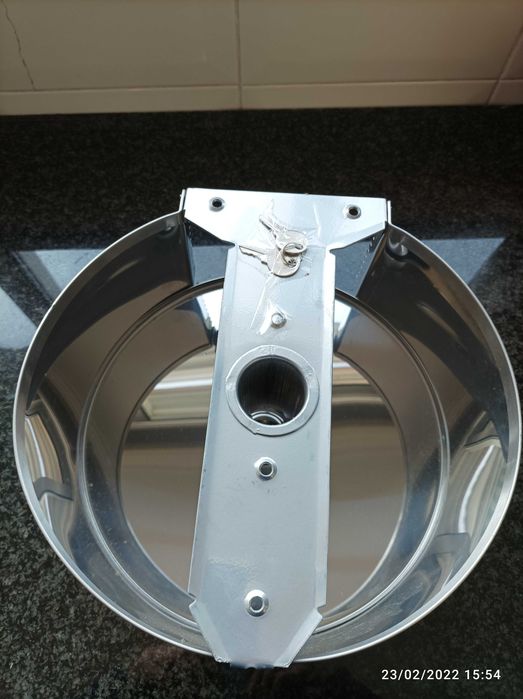 Porta Rolos Industrial Aço Inox Escovado