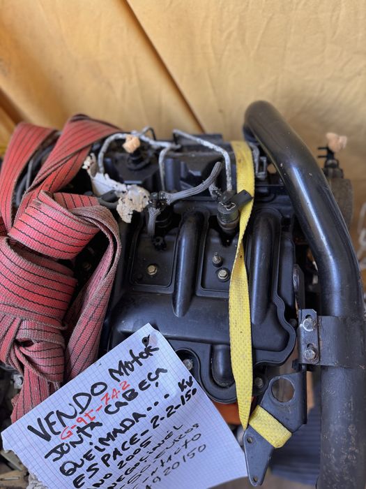 Motor c/ junta da cabeça queimada