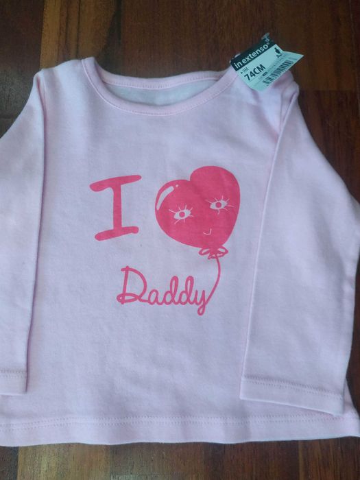 Zestaw 68-74 cm 6-9 m wiosna sukienka bluzka legginsy dziewczynka